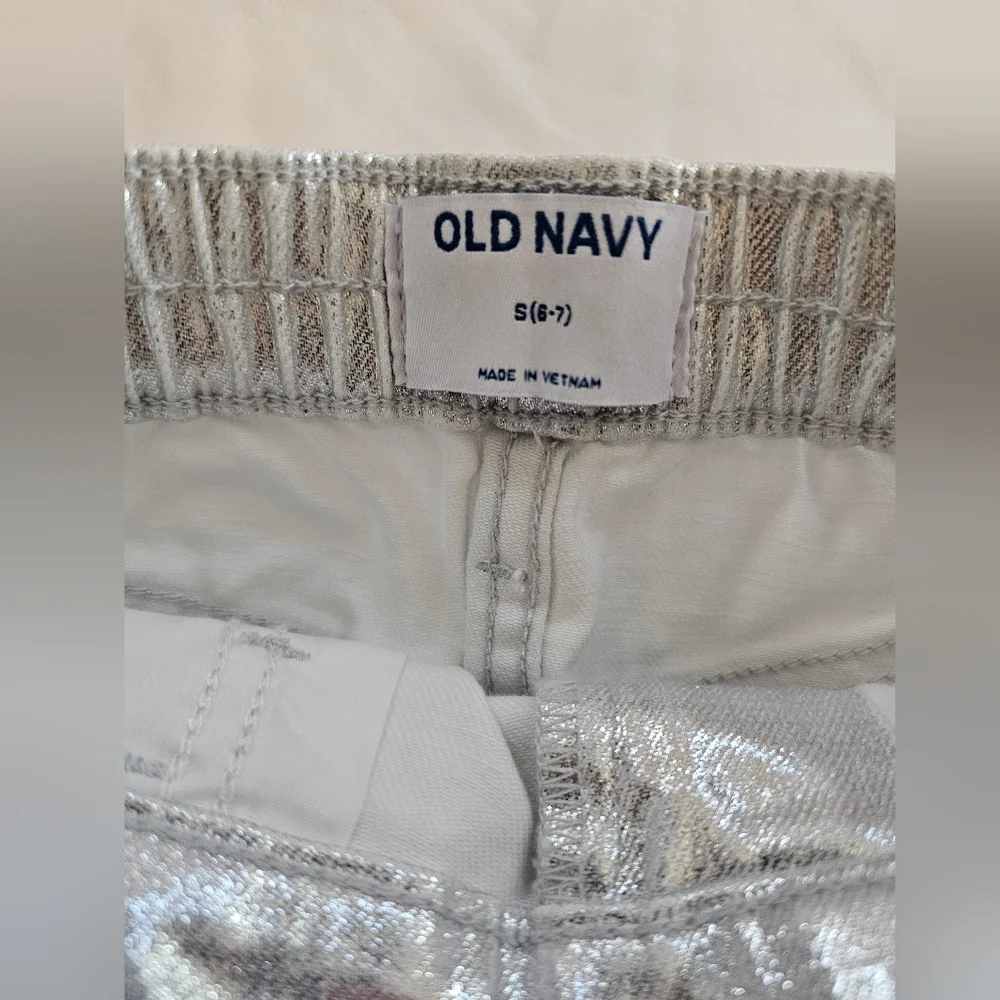 Old Navy silver metallic